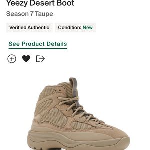 Yeezy Desert Boots- Season 7 Taupe